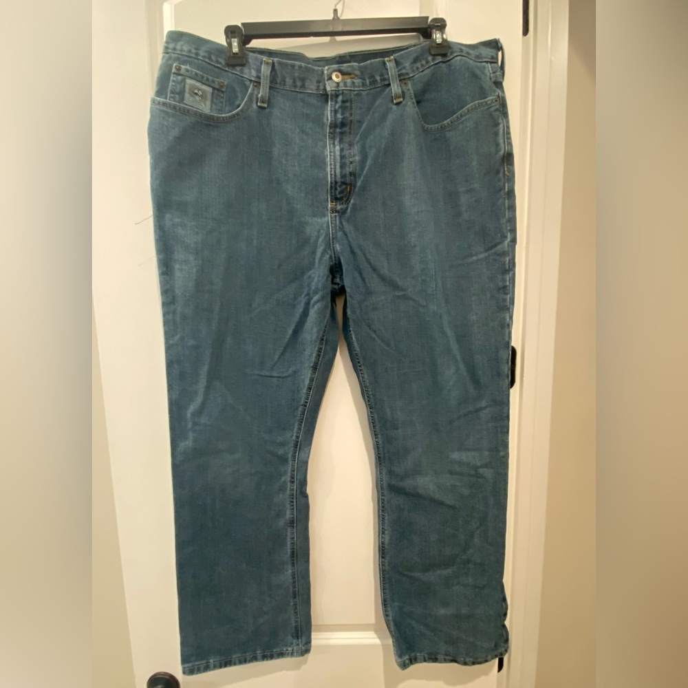 Cinch boot cut jeans.